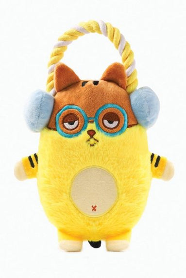 HugSmart ROPE FUNZ DOG TOY MELODY BROS CAT image 0