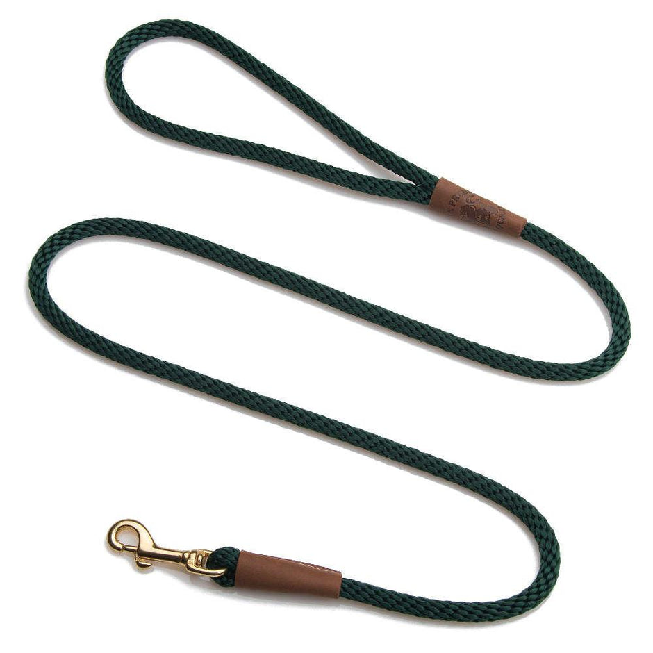 Mendota Pet Small Clip Leash 10mm x 1.8m - Hunter Green image