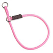 Mendota Pet Dog Show Fine Slip Collar 51cm - Hot Pink image