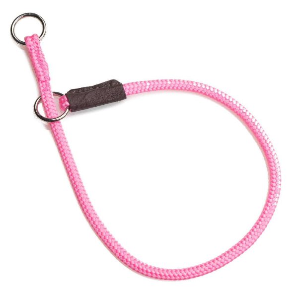 Mendota Pet Dog Show Fine Slip Collar 51cm - Hot Pink image