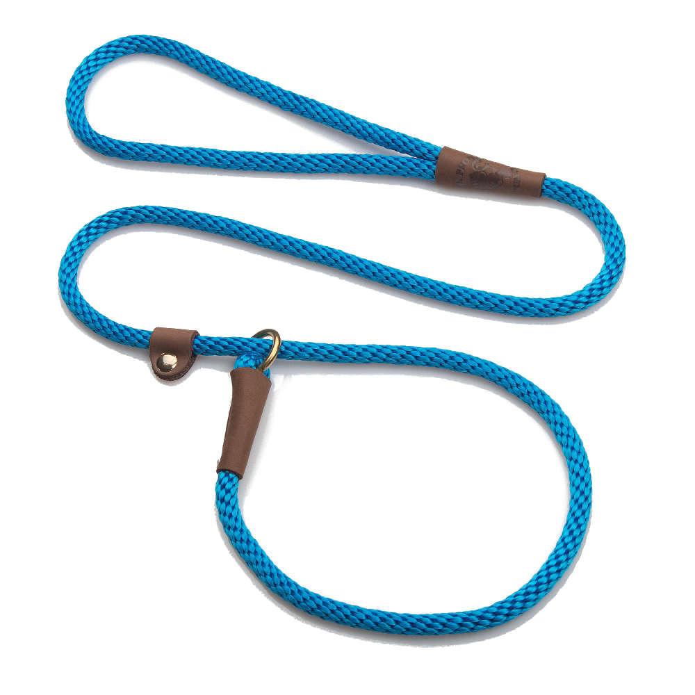 Mendota British Style Small Slip Leash 10mm x 1.8m - Blue image