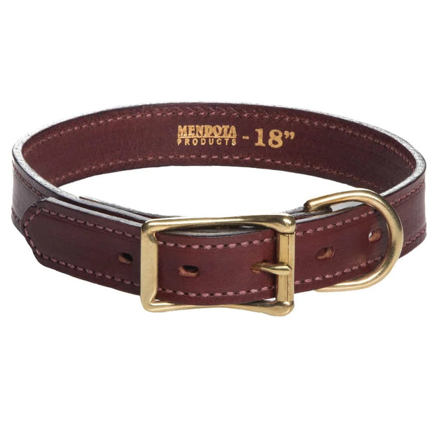 Mendota Pet Wide Leather Dog Collars
