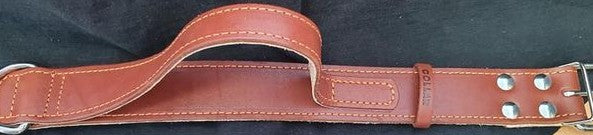 Waudog Leather Doublecollar Width 45mm -Length 53-61cm