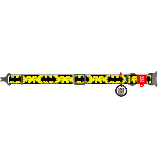 Waudog Batman Logo NylonCollar