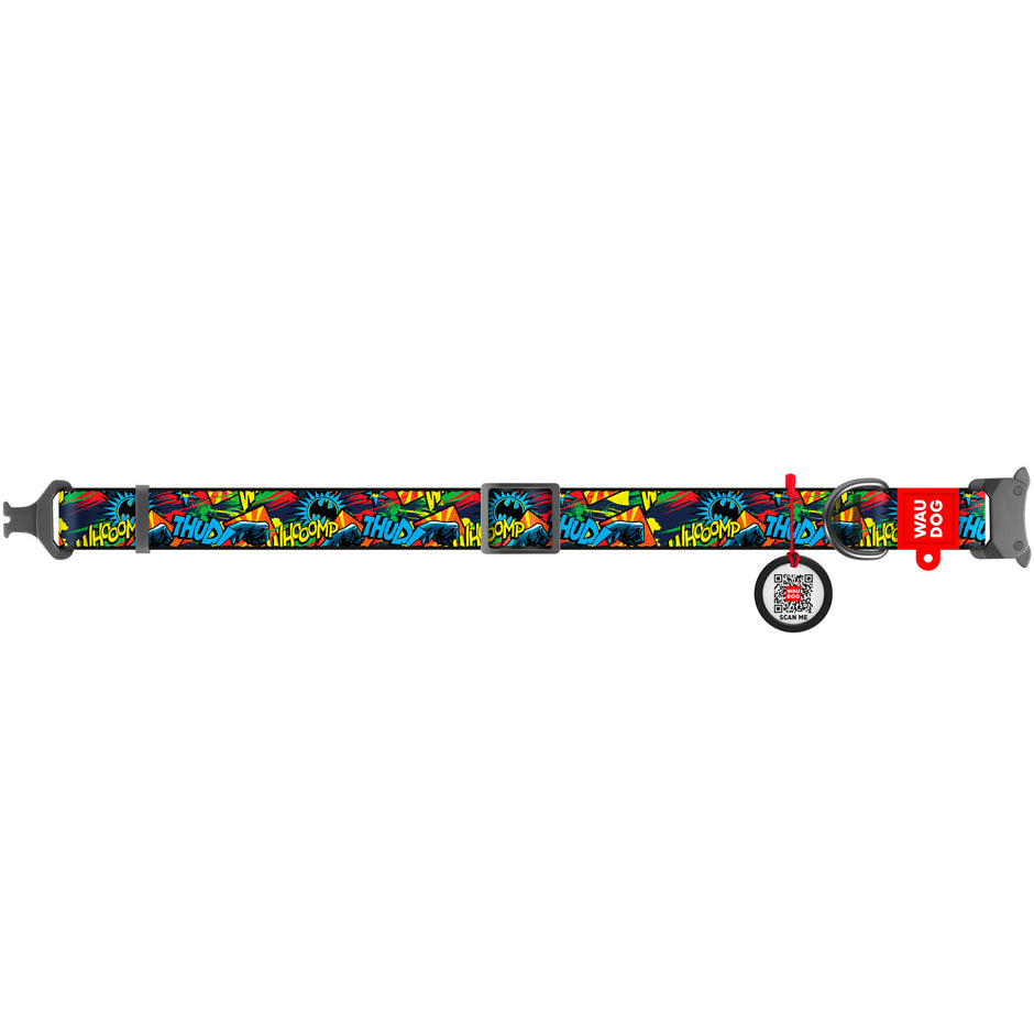 Waudog Batman Bright Nylon Collar