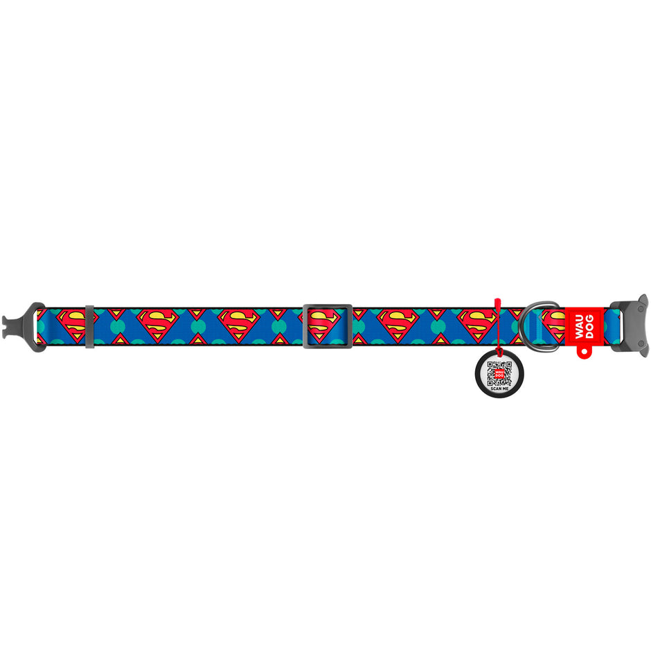 Waudog Superman Logo Collar
