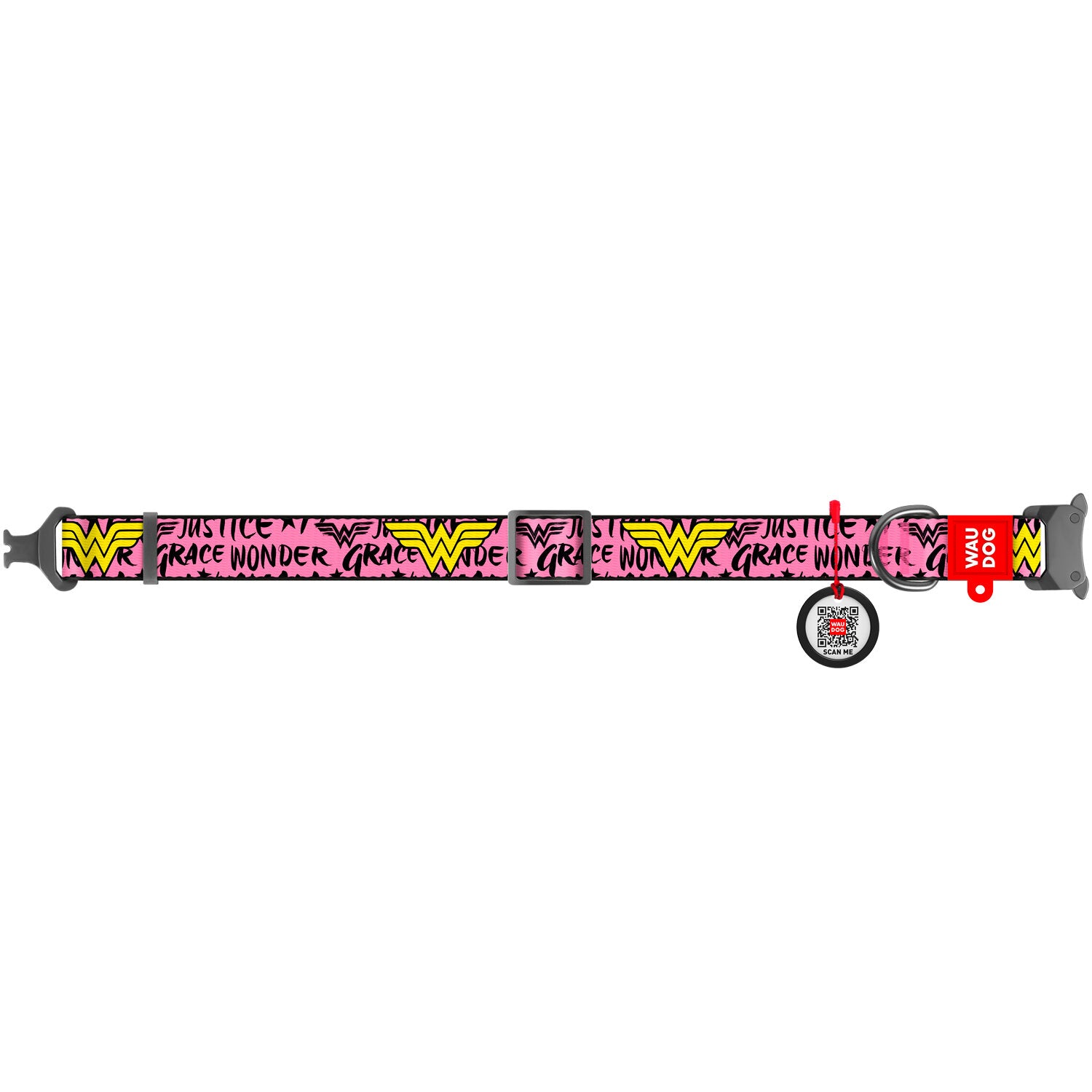 Waudog Wonder Woman NylonCollar