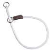Mendota Pet Dog Show Fine Slip Collar 51cm - White image