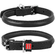 Waudog Round Leather Collar Small