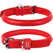 Waudog Round Leather Collar Small