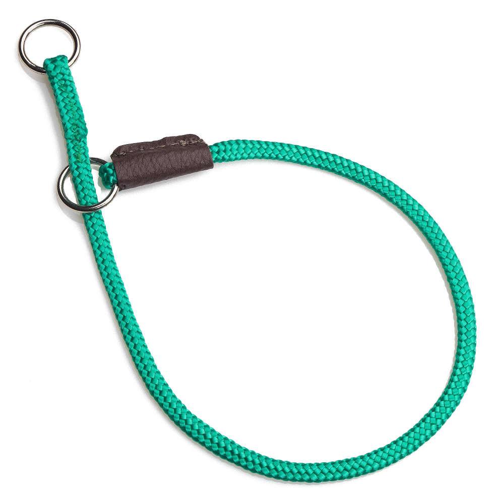 Mendota Pet Dog Show Fine Slip Collar 61cm - Kelly Green image