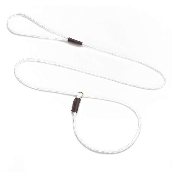 Mendota Show Slip Leash - White image