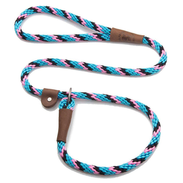 Mendota British Style Small Slip Leash 10mm x 1.2m - Tricolour Starbright image