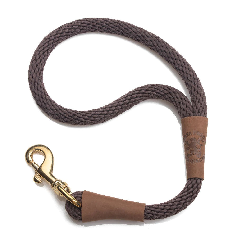 Mendota Traffic Leash Large - Dark Brown image