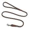Mendota Pet Small Clip Leash 10mm x 1.8m - Twist - Mocha image
