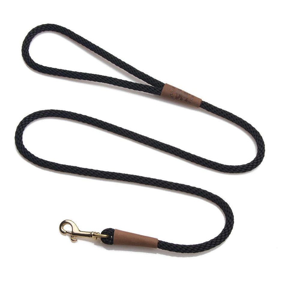 Mendota Pet Small Clip Leash 10mm x 1.8m - Black image