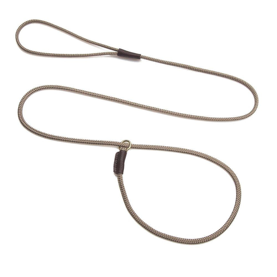 Mendota Show Slip Leash - Tan image