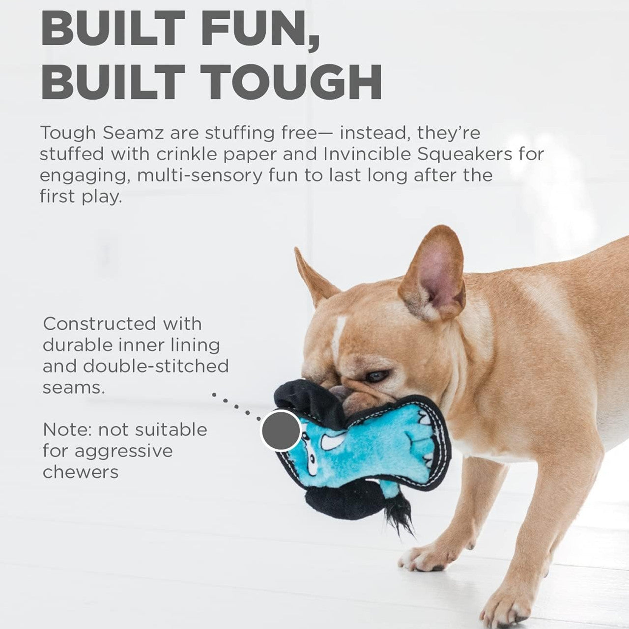 Outward Hound Invincible Tough Seamz Elephant