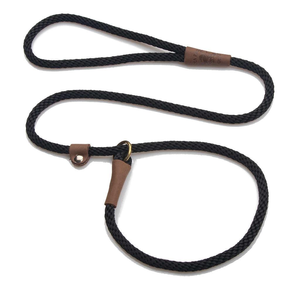 Mendota British Style Large Slip Leash 13mm x 1.8m - Black image