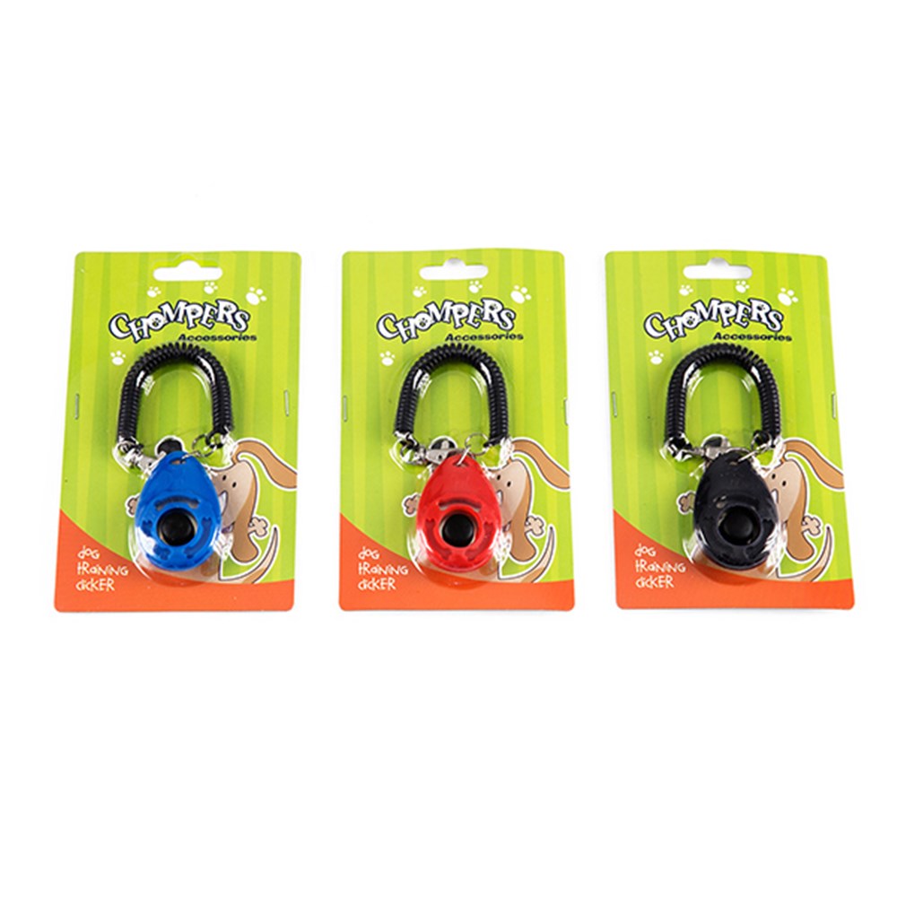 Dog Training Clicker - with Wrist strap - 3 x Colour Randomly Selected