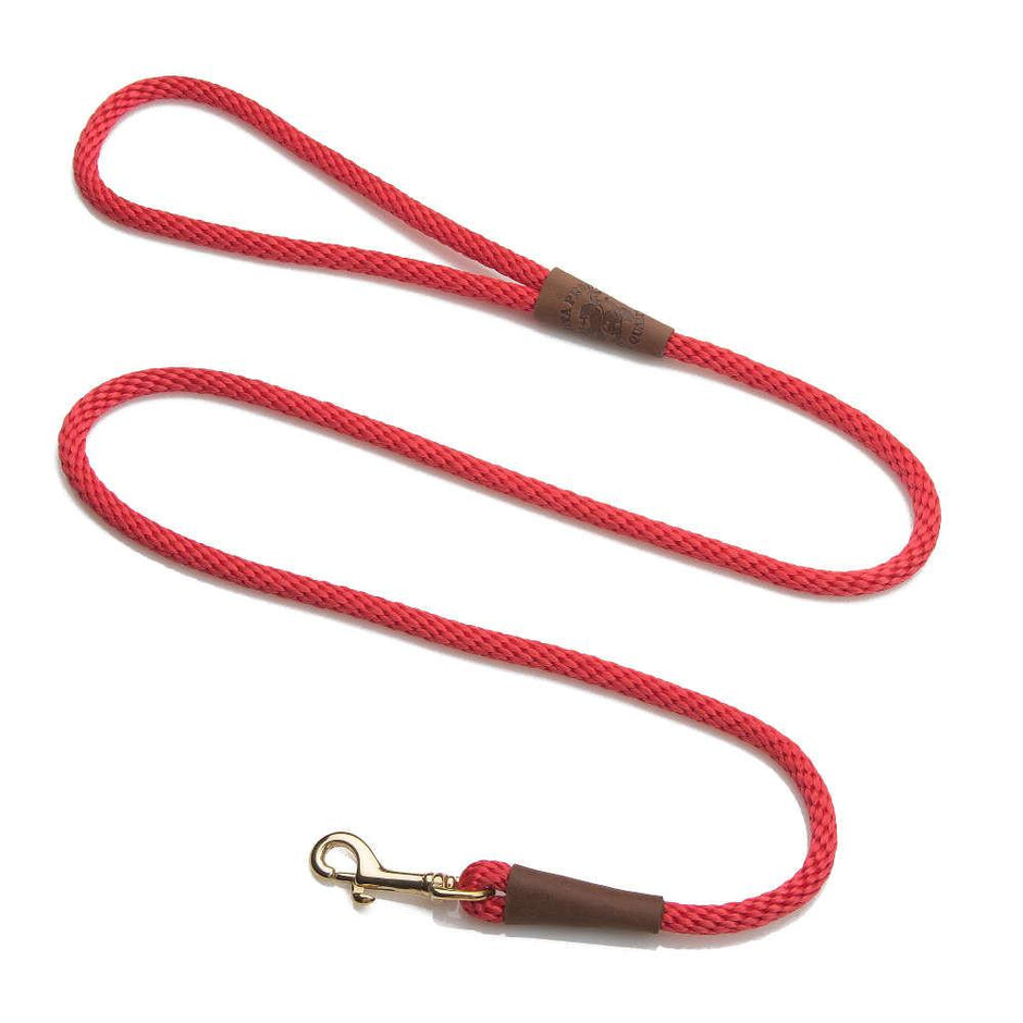Mendota Pet Small Clip Leash 10mm x 1.8m - Red image