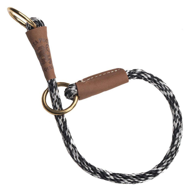Mendota Pet Command Rope Slip Collar 61cm - Salt and Pepper image