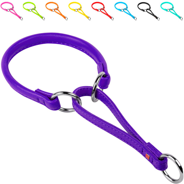 Waudog Leather Martingale Collar 50cm