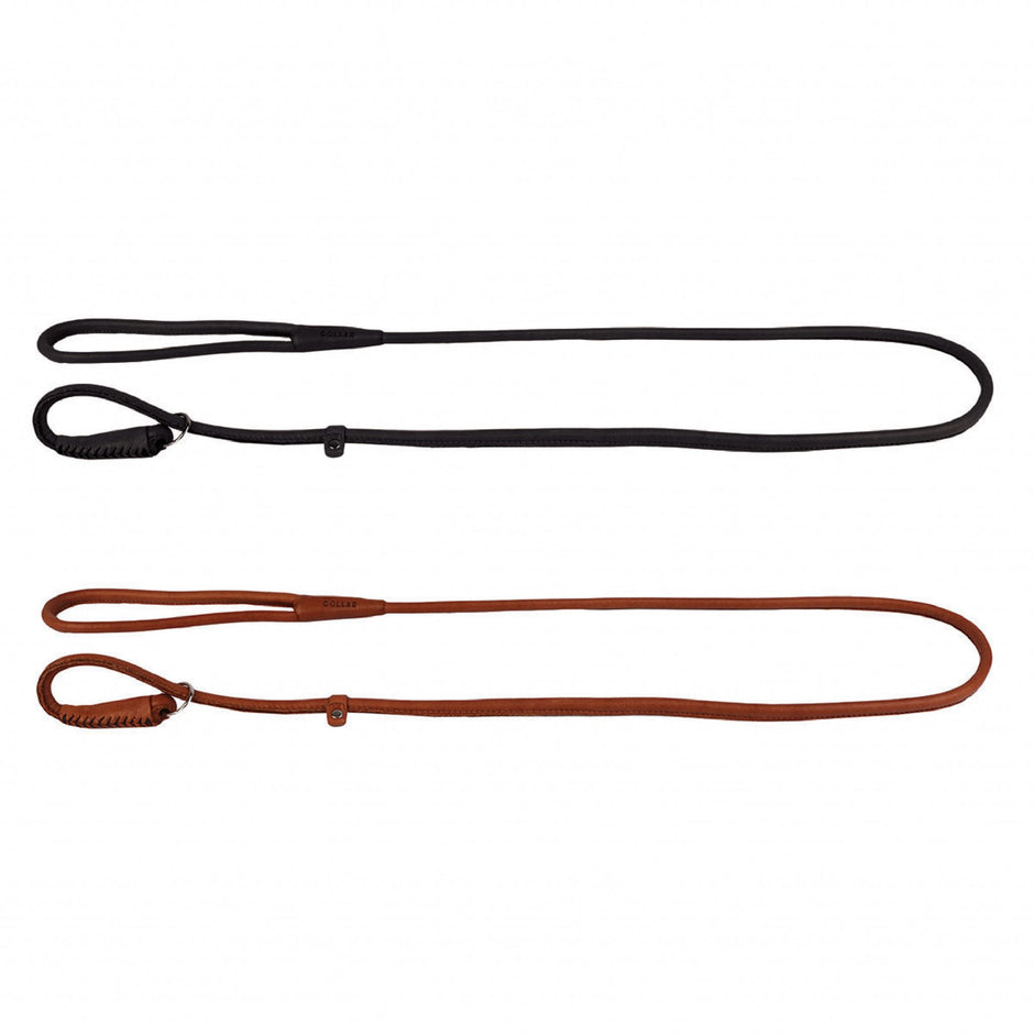 Waudog Leather Slip Leash 8mm