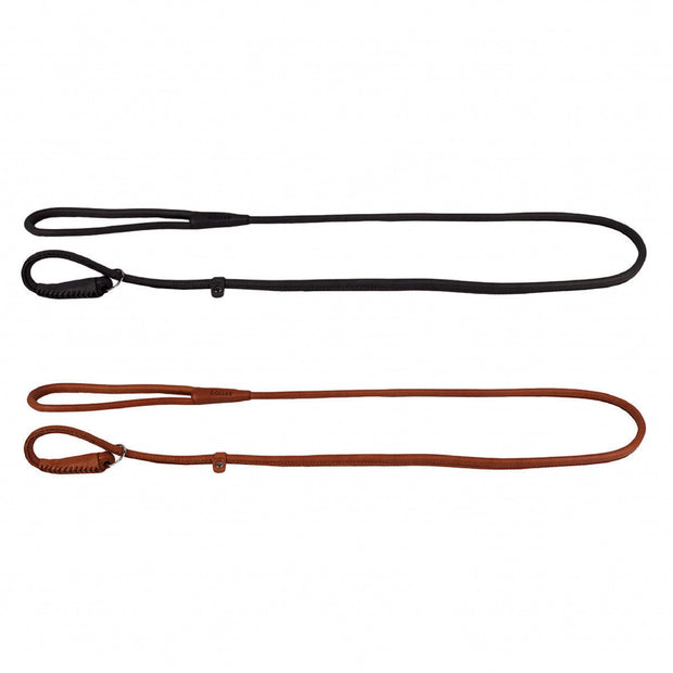 Waudog Soft Leather Slip Leash 4mm