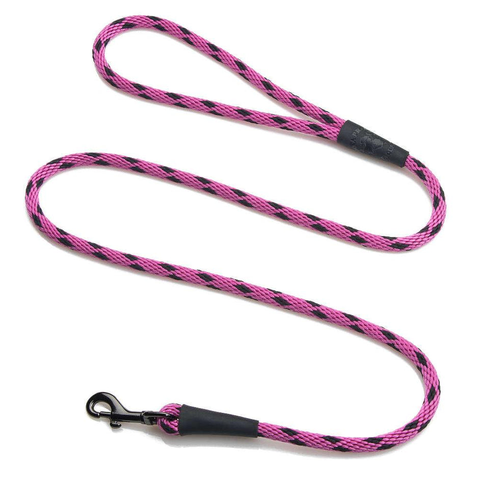 Mendota Pet Small Clip Leash 10mm x 1.8m - Black Ice Raspberry image