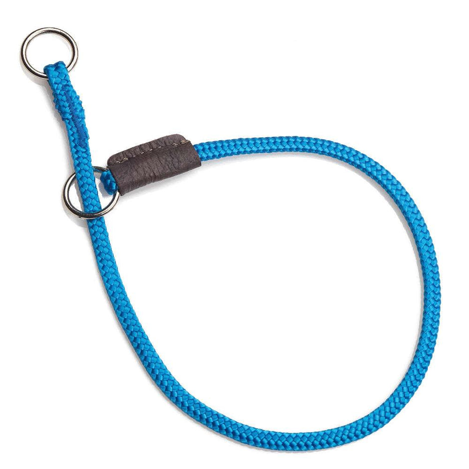 Mendota Pet Dog Show Fine Slip Collar 61cm - Blue image
