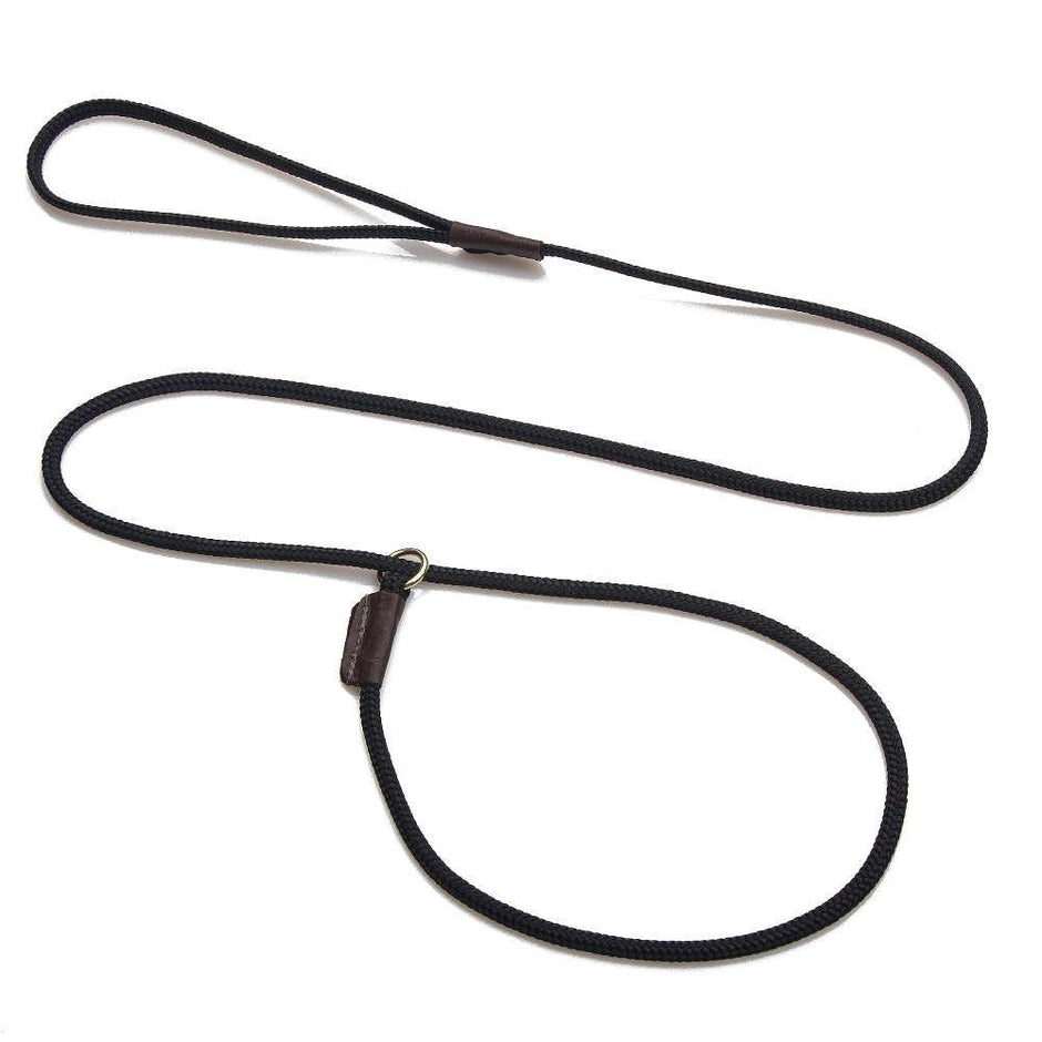 Mendota Show Slip Leash - Black image
