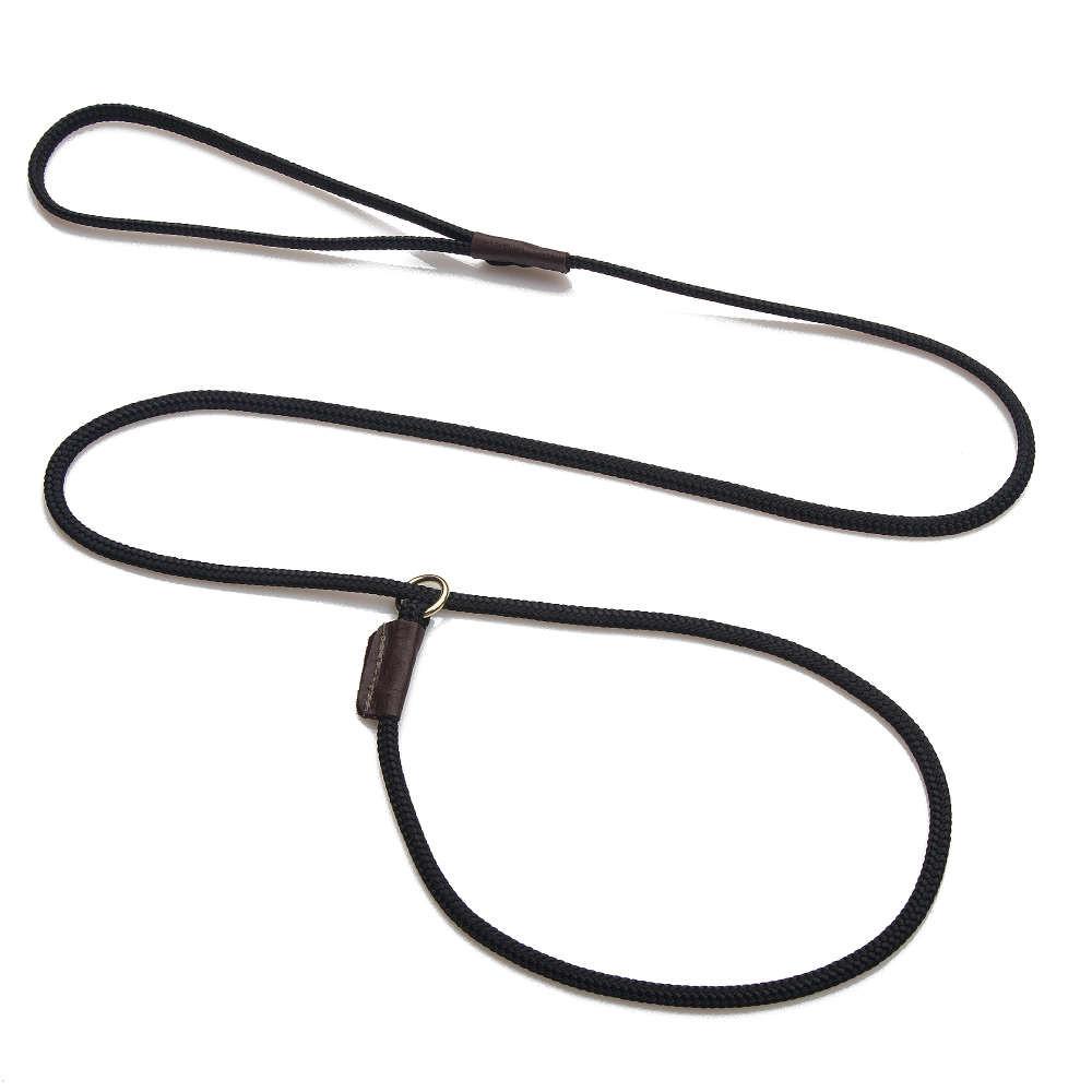 Mendota Show Slip Leash - Black image