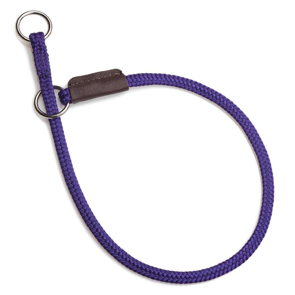 Mendota Pet Dog Show Fine Slip Collar 51cm - Purple image