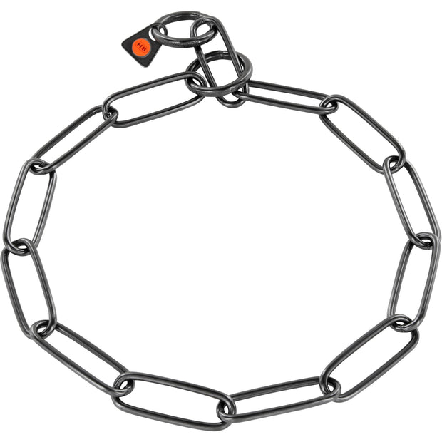 Herm Sprenger Fursaver Long Link Chain Collar Black 3mm image 0