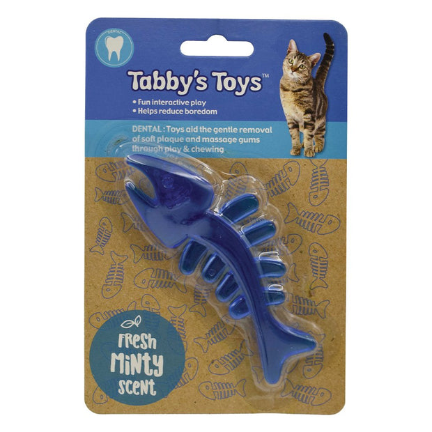 TABBYS CAT TOYS FISH SKELETON TOY