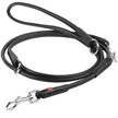 WAUDOG GLAMOUR Soft Leather Adjustable Clip Leash - Width 10mm