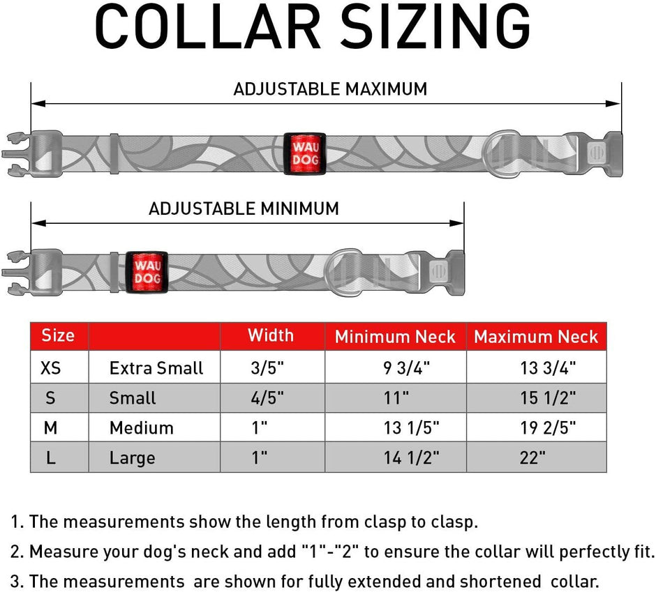 WAUDOG Nylon Collar Vitrage