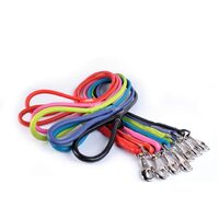 Waudog Round Leather Clip Leash - Size: Width : 6mm Length 183cm