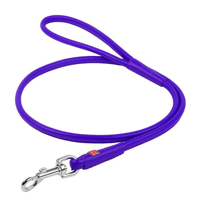 Waudog Leather Clip Leash - Size: Width : 10mm Length 183cm