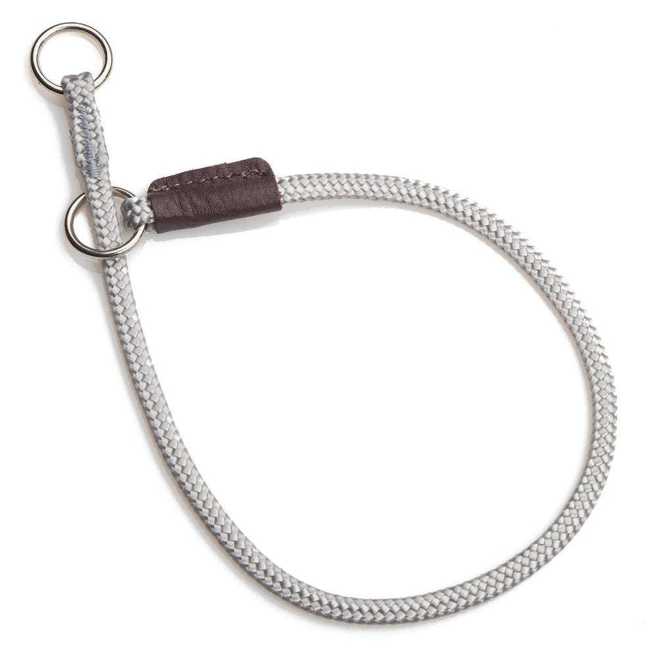 Mendota Pet Dog Show Fine Slip Collar 61cm - Silver image