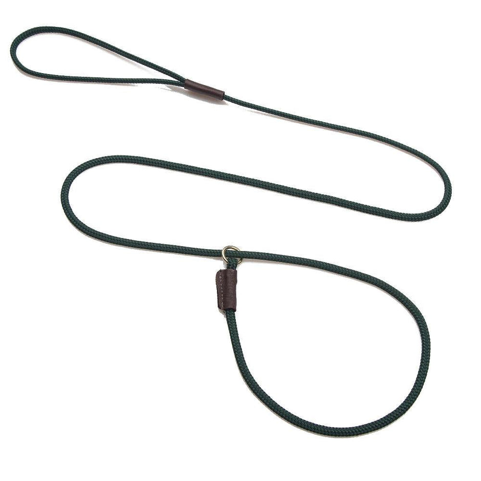 Mendota Show Slip Leash - Hunter Green image