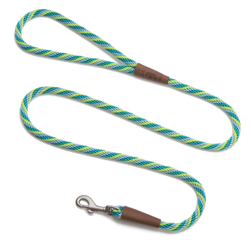 Mendota Pet Small Clip Leash 10mm x 1.8m - Twist - Seafoam image