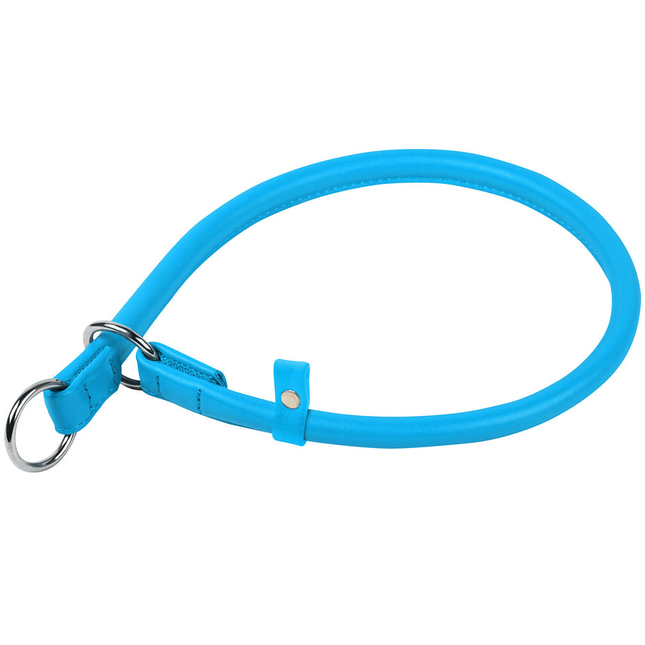 Waudog Leather Slip Collar Large - Blue image