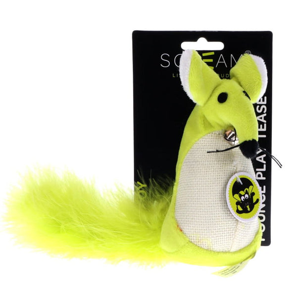 Scream FATTY MOUSE CAT TOY Loud 13cm image 0