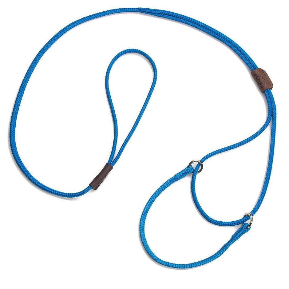 Mendota Pet Martingale Show Leash Small - Blue image
