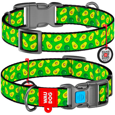 WAUDOG Nylon Collar Avocado