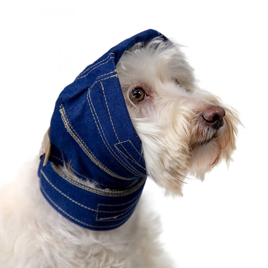 No Flap Ear Wrap Denim image 0