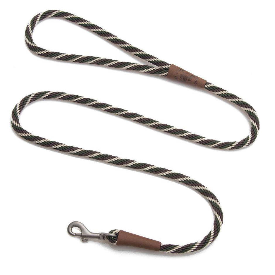 Mendota Pet Small Clip Leash 10mm x 1.8m - Twist - Woodlands image