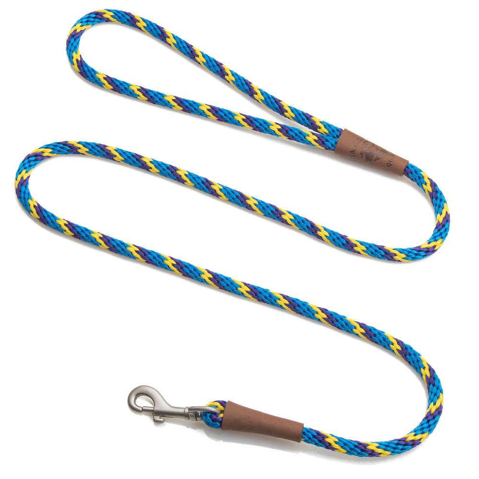 Mendota Pet Small Clip Leash 10mm x 1.8m - Tricolour Sunset image